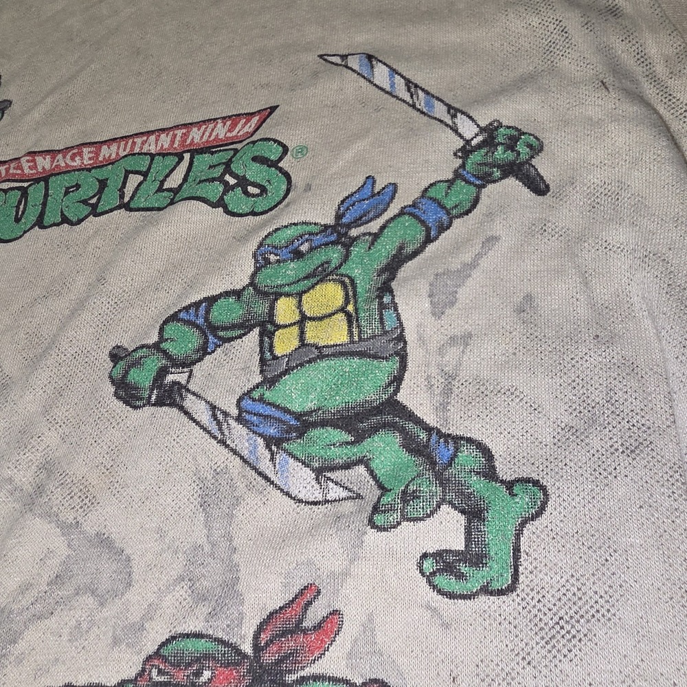 Vintage 1991' TMNT Teenage Mutant Ninja Turtles T-Shirt Rare Youth Large - Picture 7 of 11